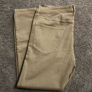 Express - ATHLETIC TAPERED SKINNY TAN TEMP CONTROL HYPER STRETCH JEANS